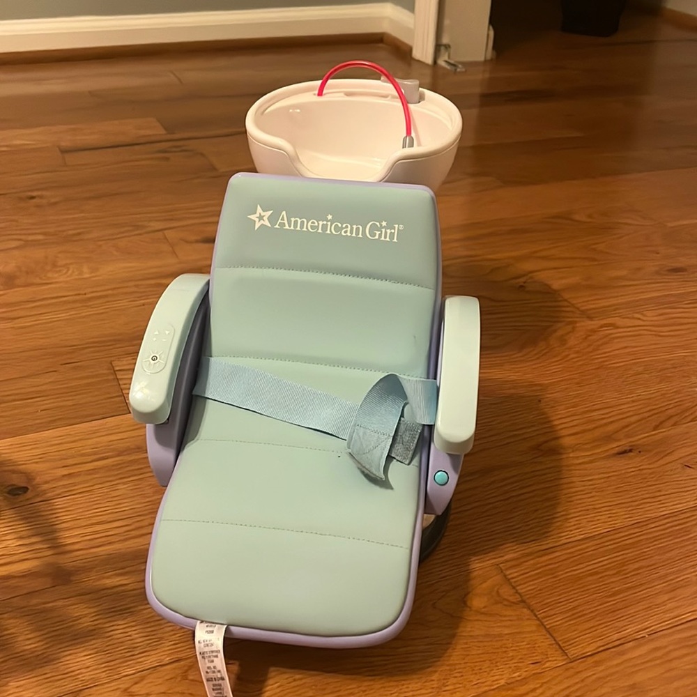 American girl doll spa chair